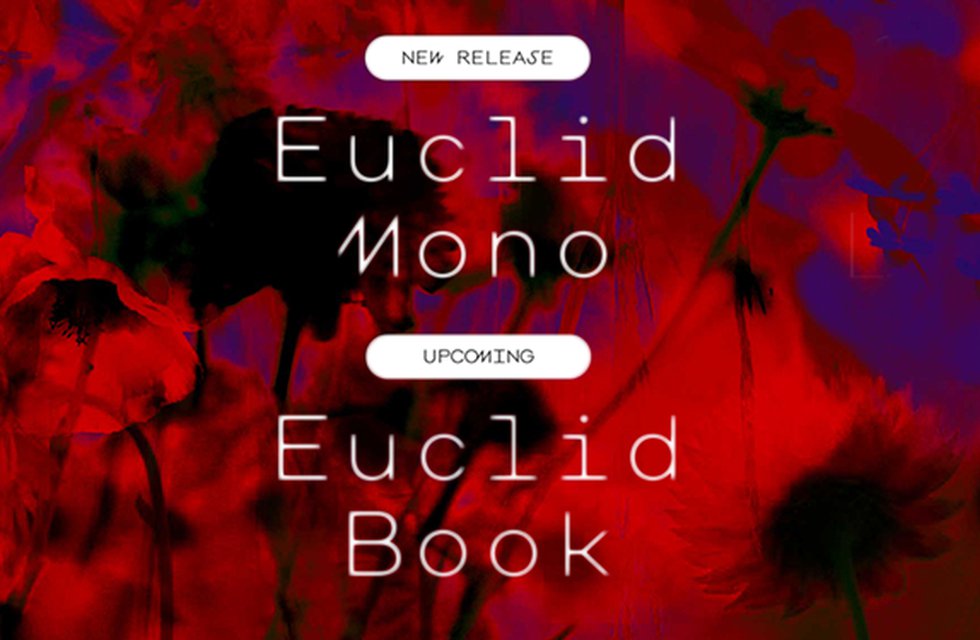 Euclid book by Hubertus and LAB font Euclid Mono